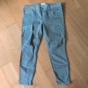 Women’s Slim Stretch Jeans in Sage Green